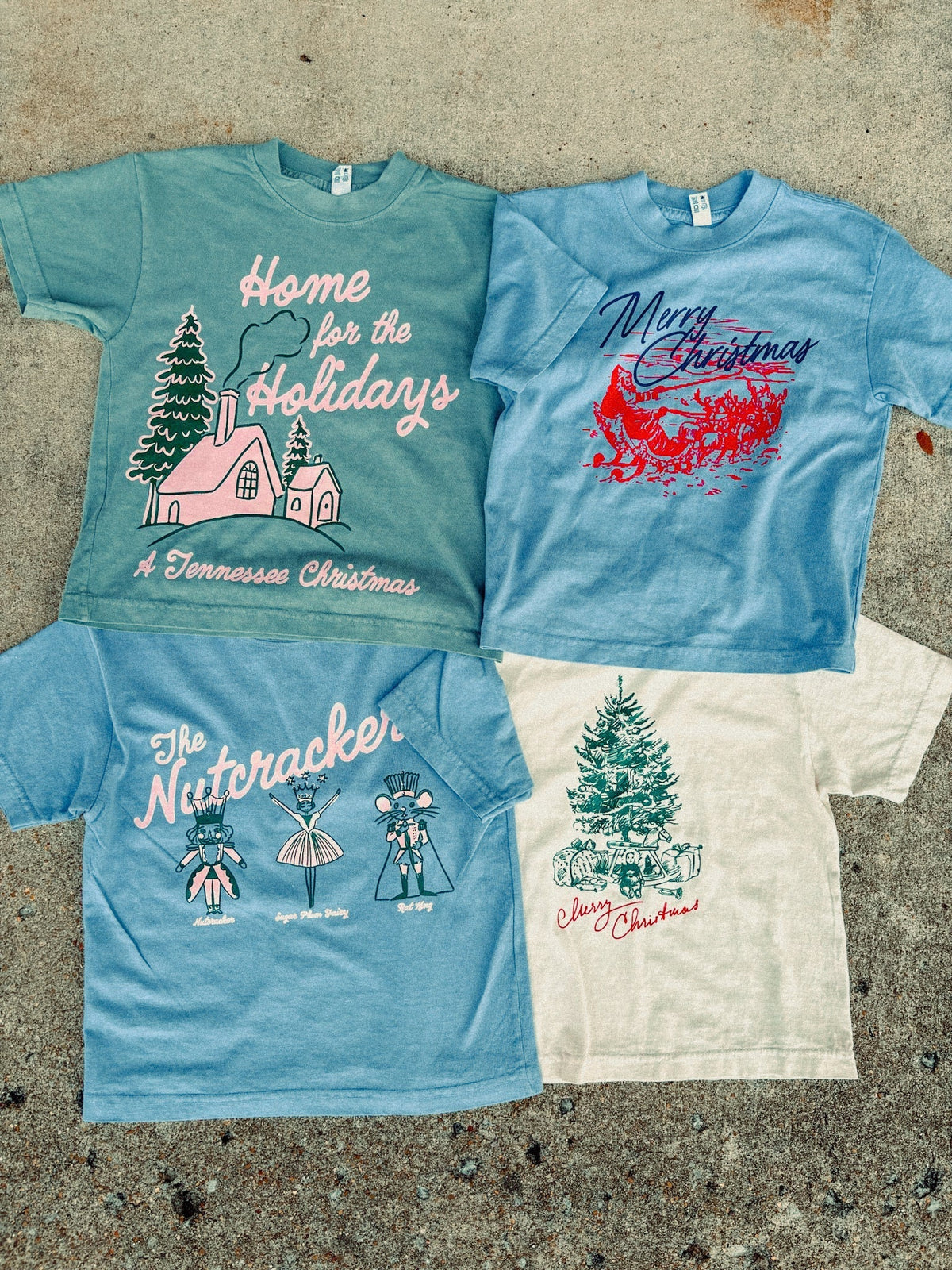 Underground Original Design: * KIDS * The Merry Christmas Tree Boxy T-Shirt