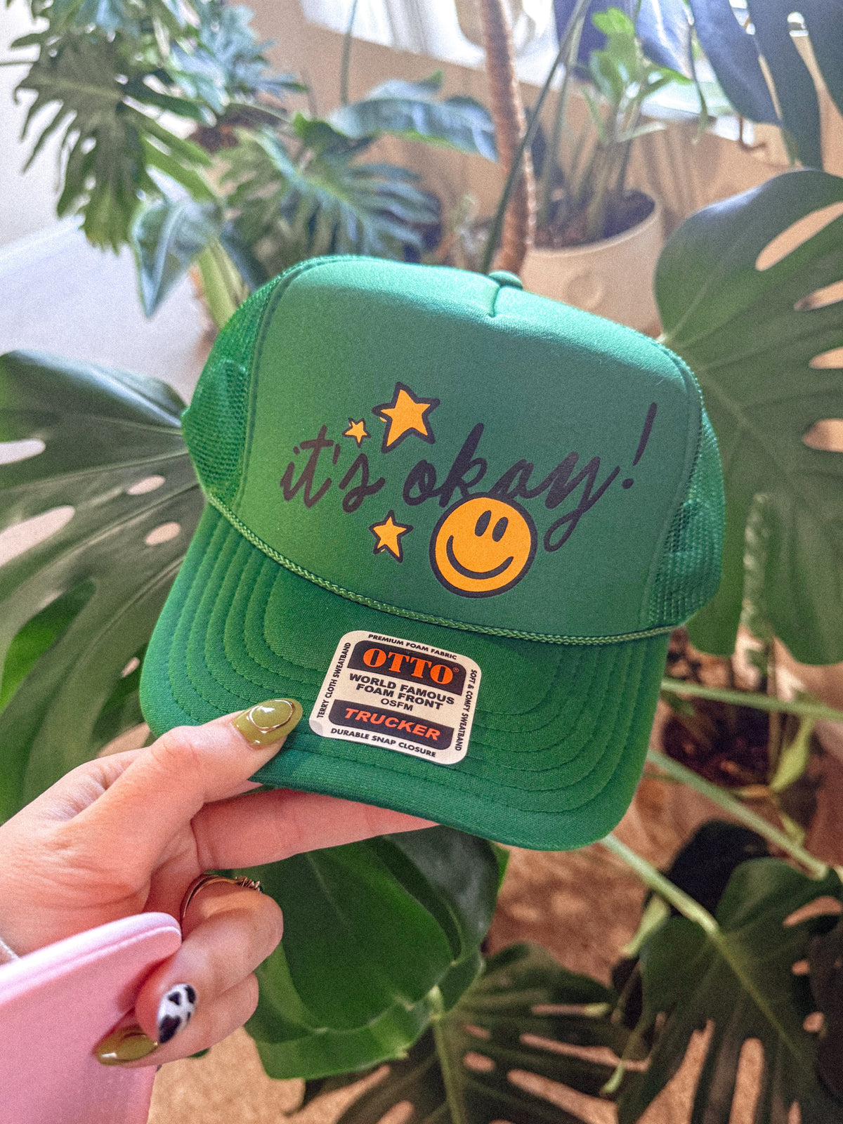 Underground Original Design: It's Okay! Smile & Star Trucker Hat
