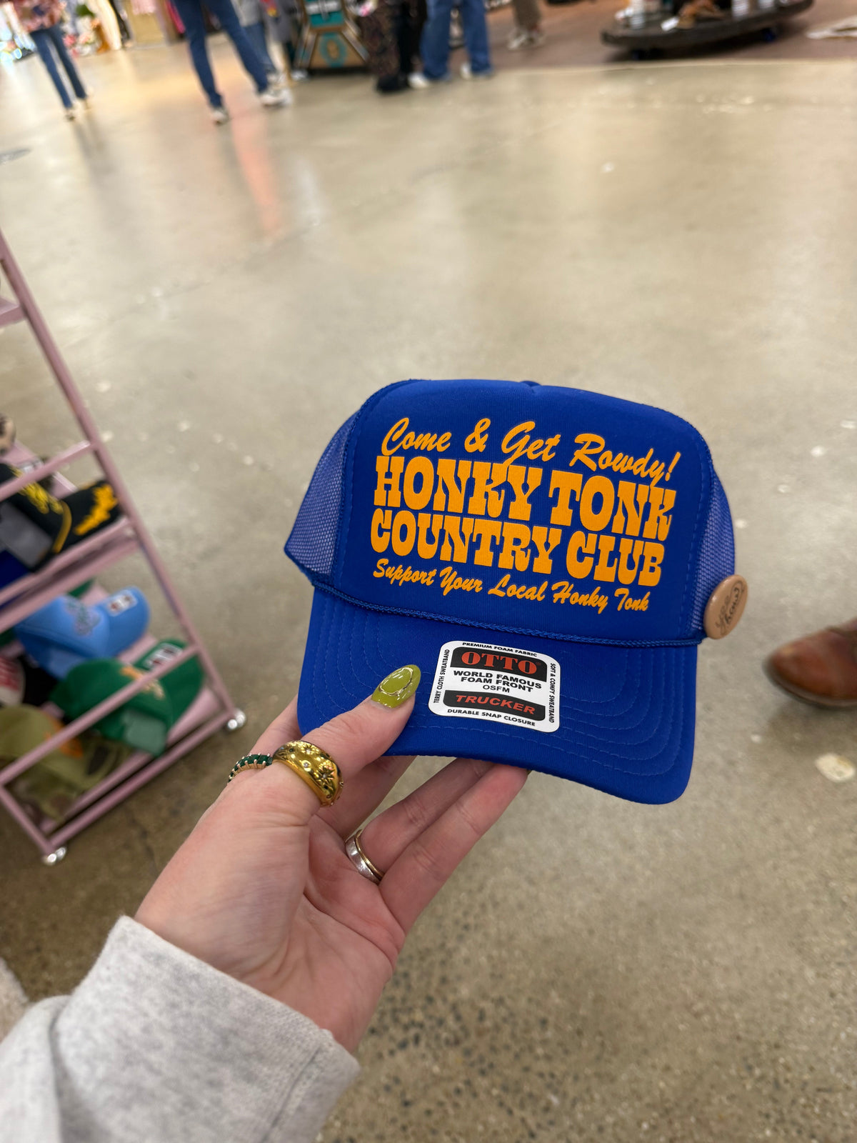 Underground Original Design: Honky Tonk Country Club, Western Trucker Hat