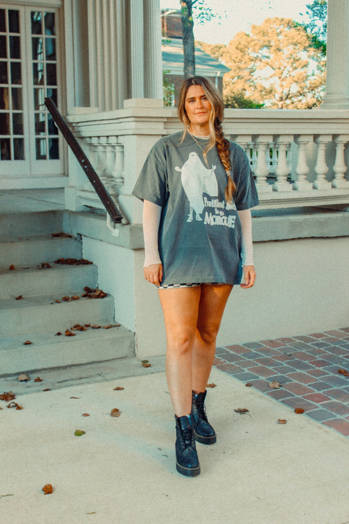 Prettiest Girl in the Morgue Boxy Oversized T-Shirt