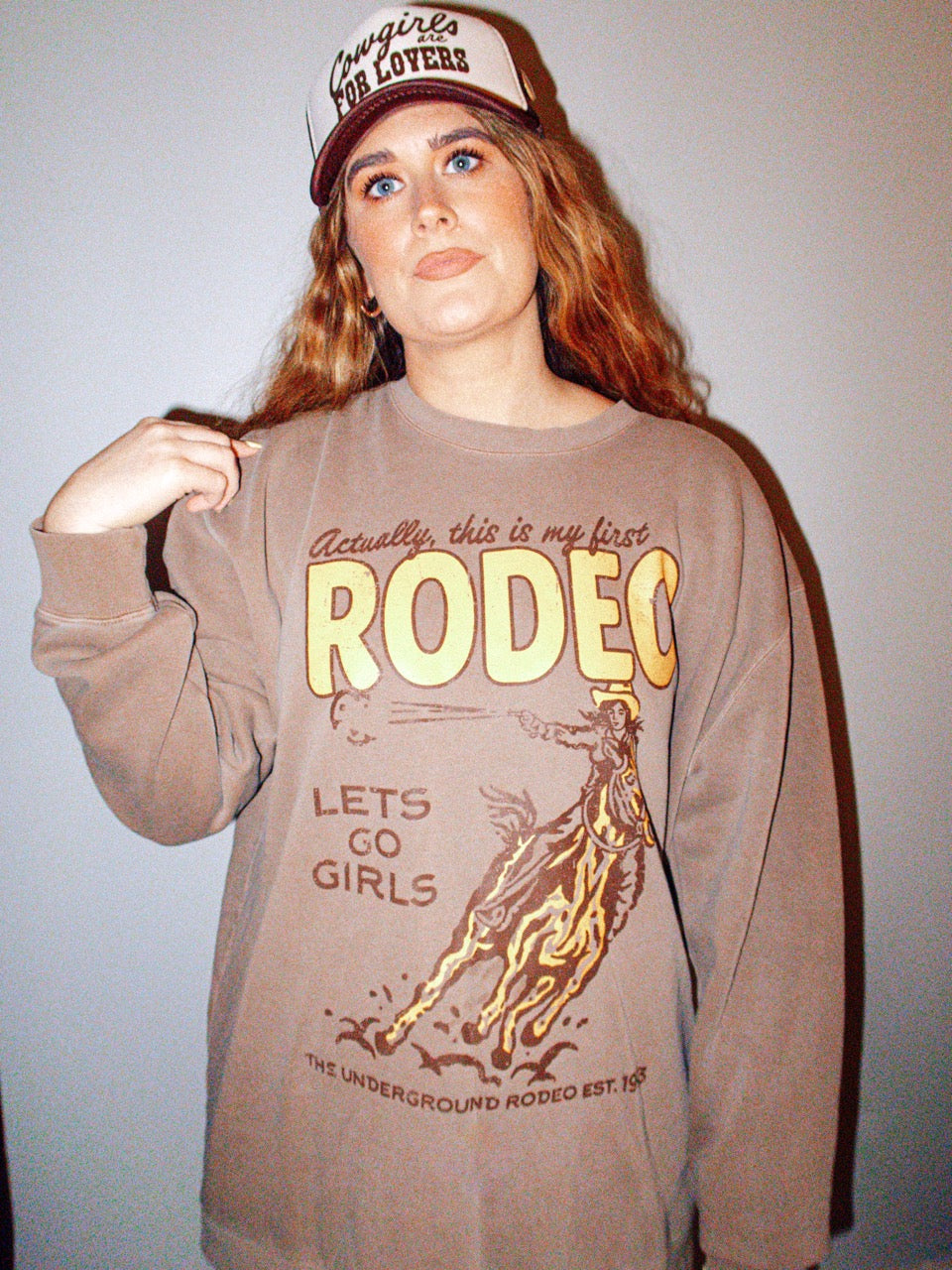 Underground Original Design: Cowgirls are for Lovers Trucker Hat