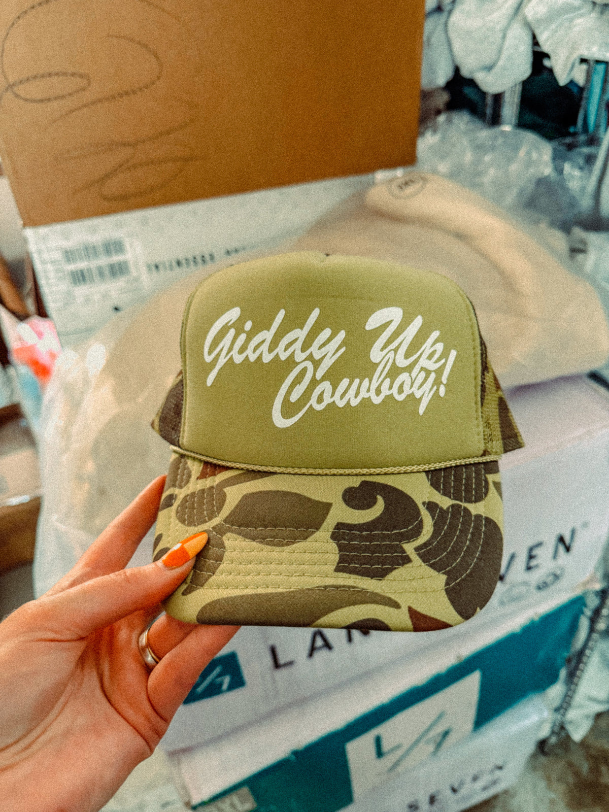 Underground Original Design: Giddy Up Cowboy! Western Trucker Hat