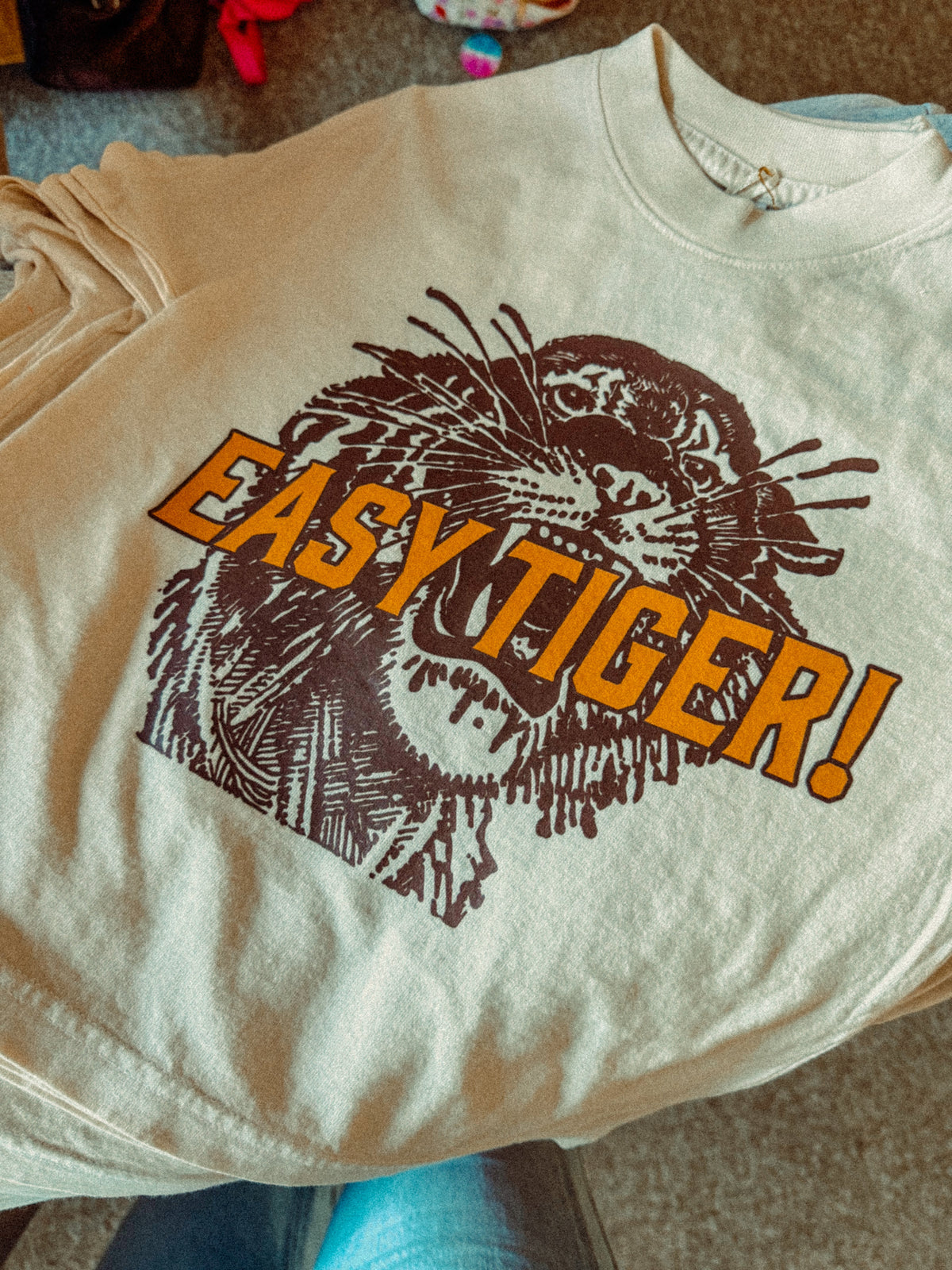 Underground Original Design: * KIDS * Easy Tiger Boxy Kids T-Shirt