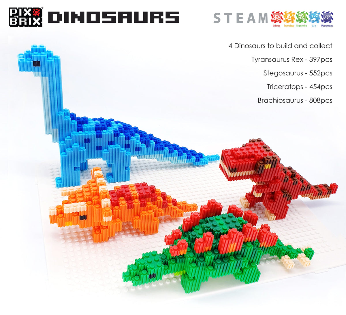 Brachiosaurus - Pix Brix Dinosaur series