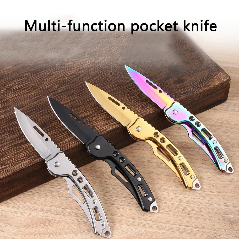 Stainless Steel Keychain Folding Knife