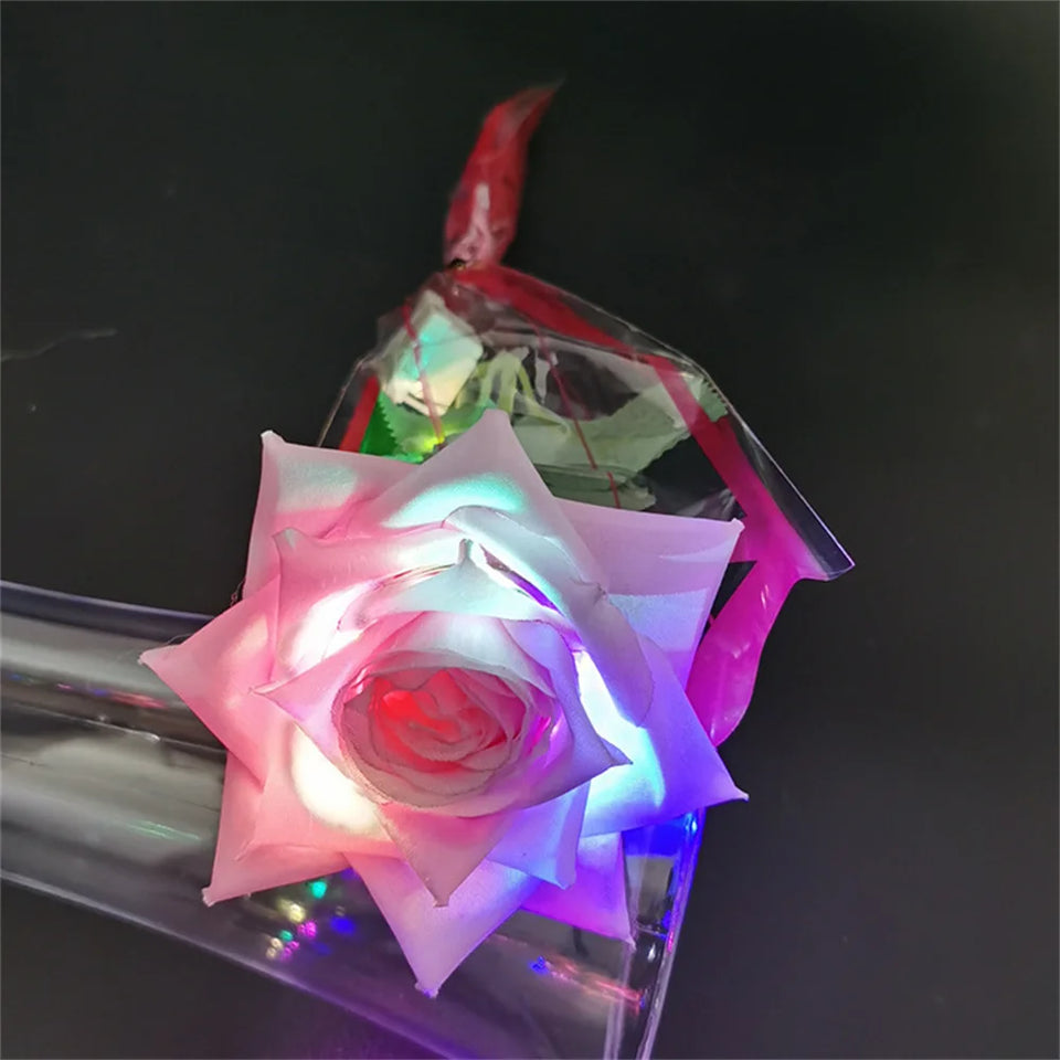 Light-Up Artificial Rose