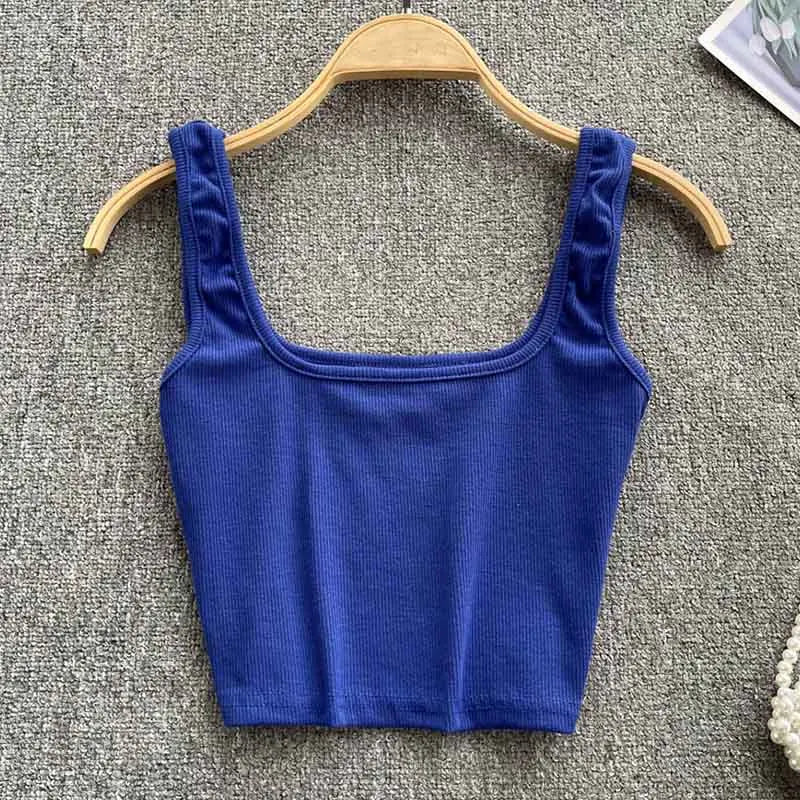 Women's Backless Crop Tank Top