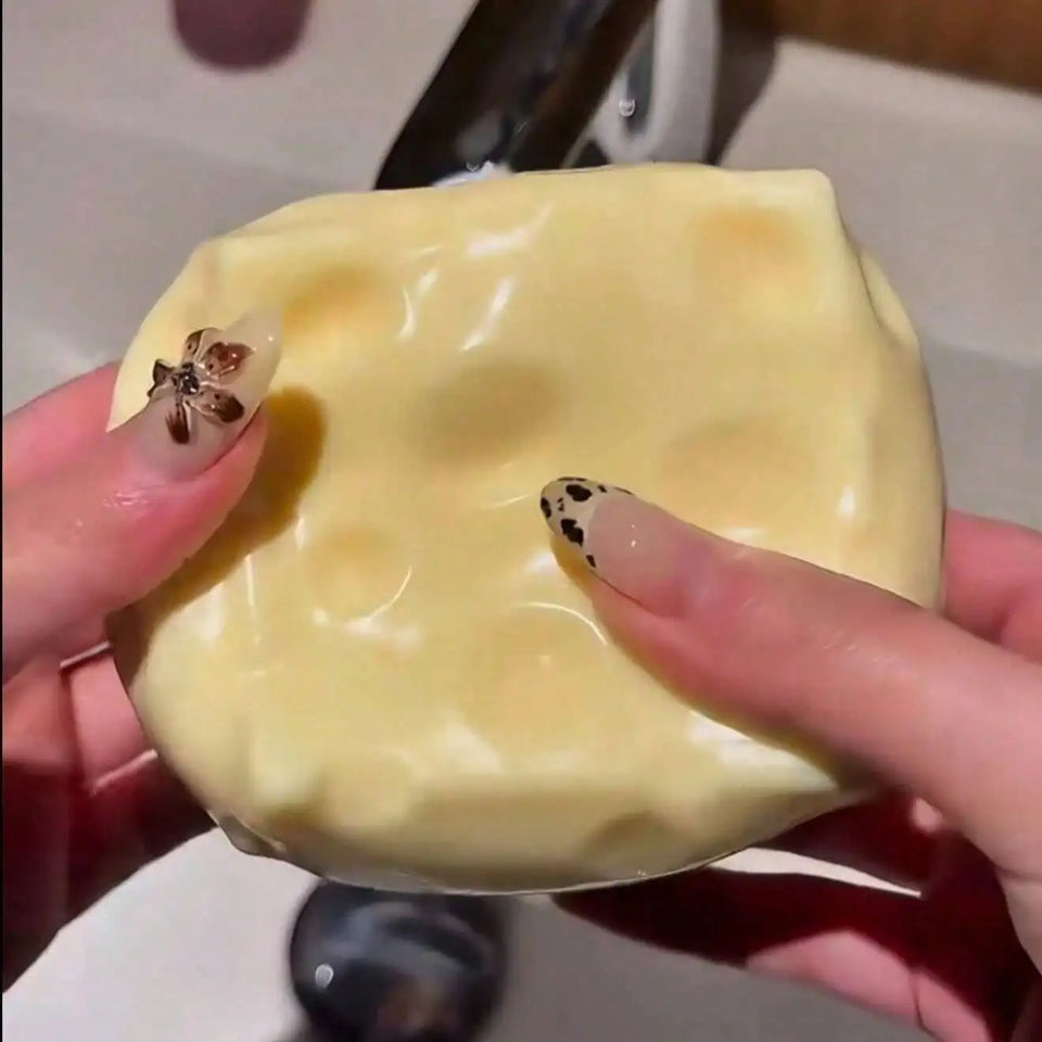 Cheese Cube Stress Ball