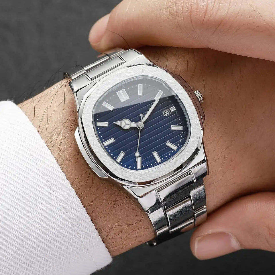 Men's Square-Dial Quartz Watch
