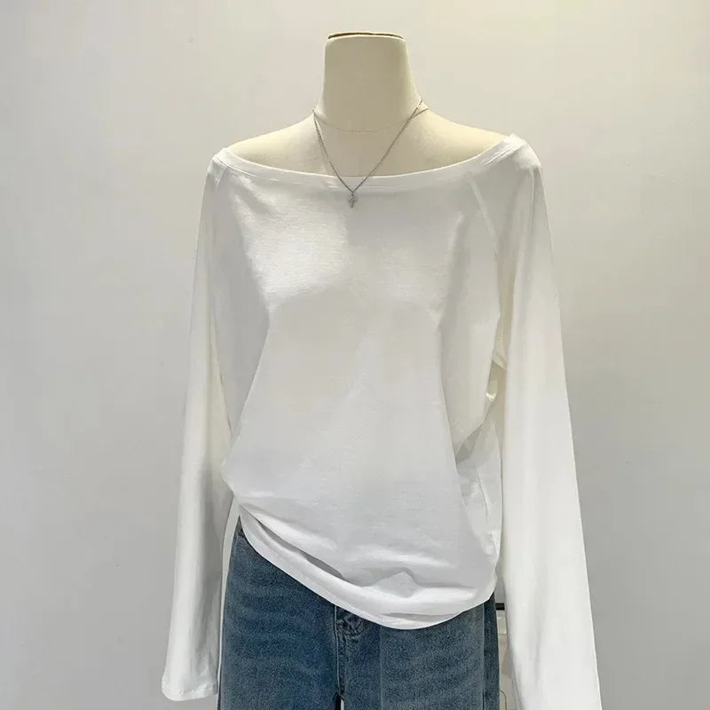 Women's One-Shoulder Shirt