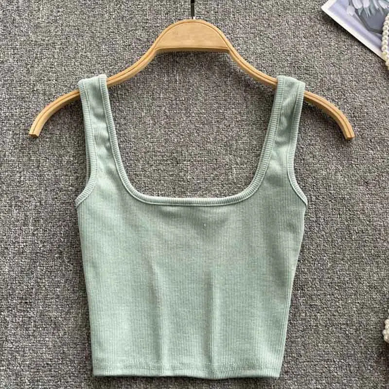 Women's Backless Crop Tank Top