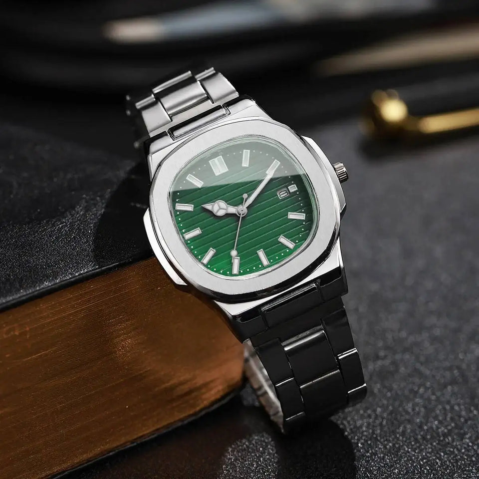 Men's Square-Dial Quartz Watch