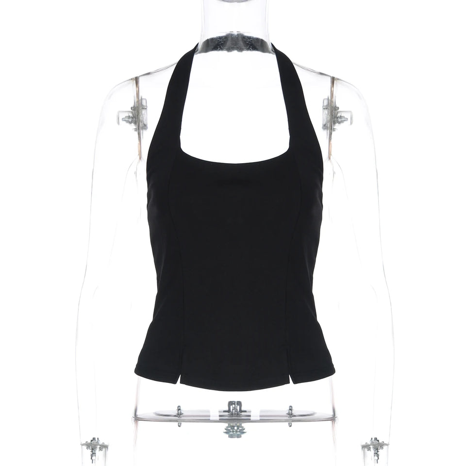 Women's Halter Crop Top