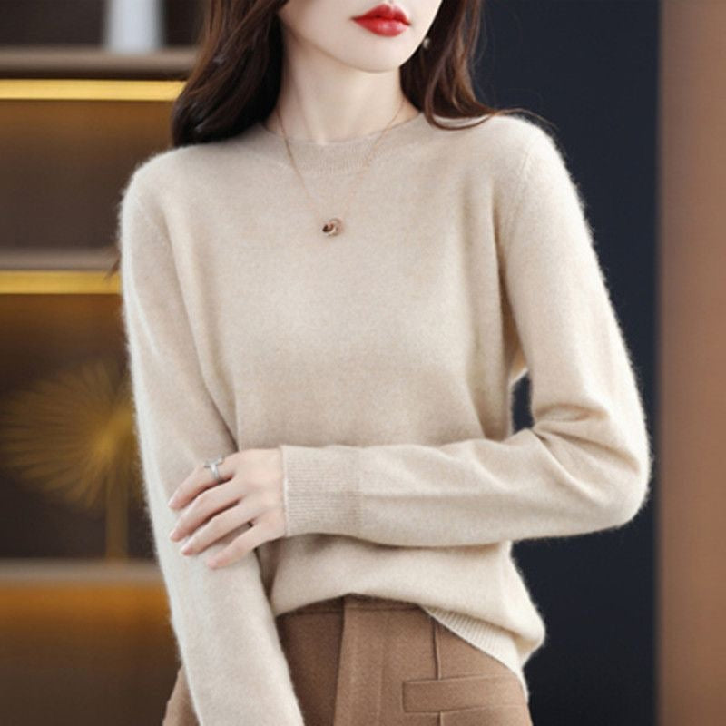 Women's Crew-Neck Pullover Sweater
