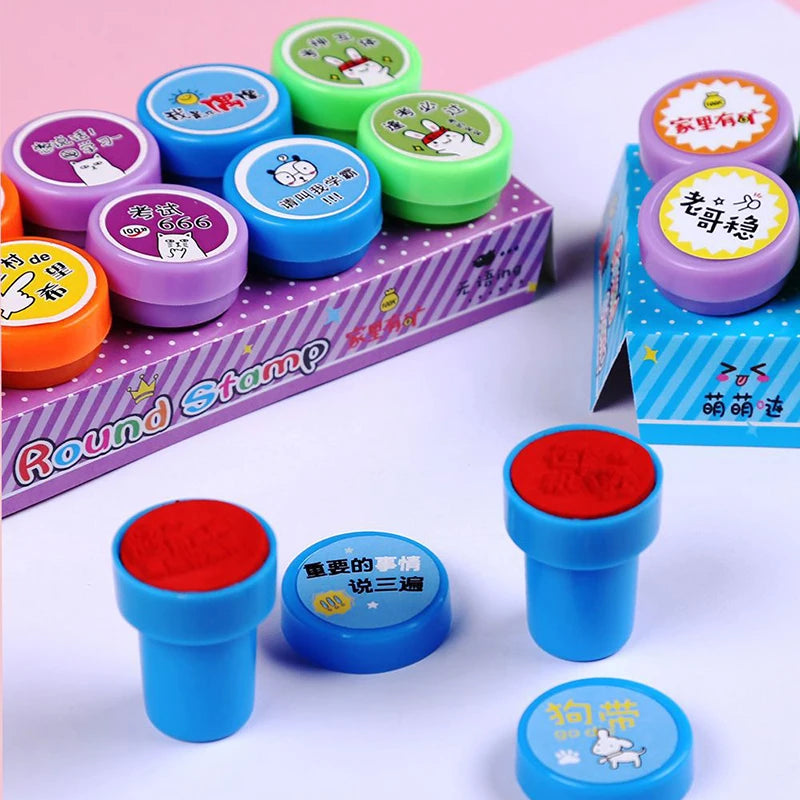 Smiley Self-Inking Stamp Set