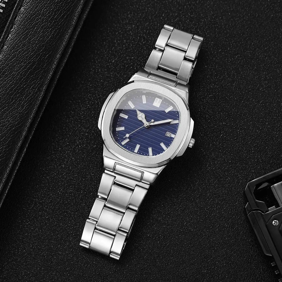 Men's Square-Dial Quartz Watch
