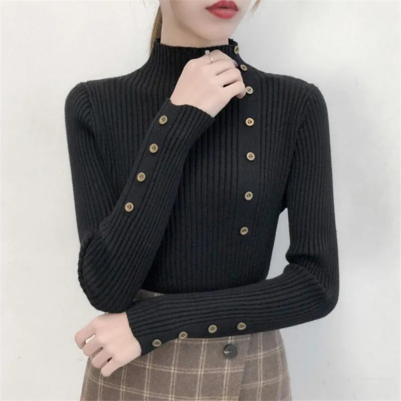 Women's Button-Front Sweater