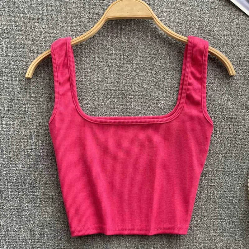 Women's Backless Crop Tank Top