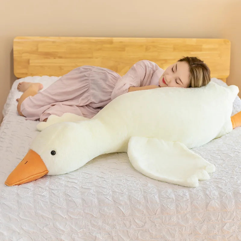 Oversized Goose Plush Pillow