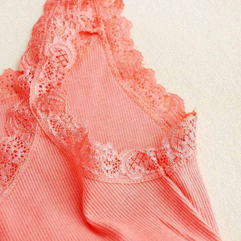 Women's Lace-Trim Cami Top