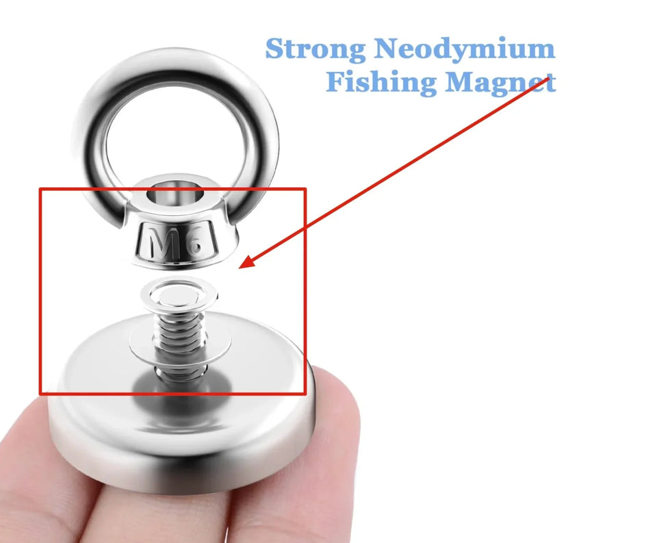 Heavy-Duty Fishing Magnet
