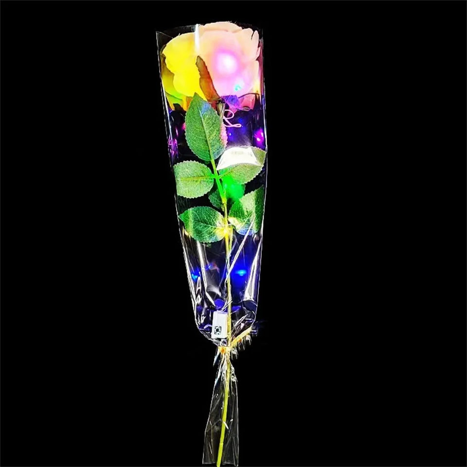 Light-Up Artificial Rose