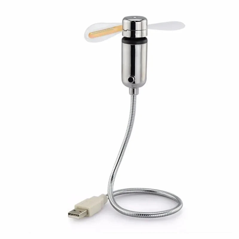 Programmable USB LED Message Fan
