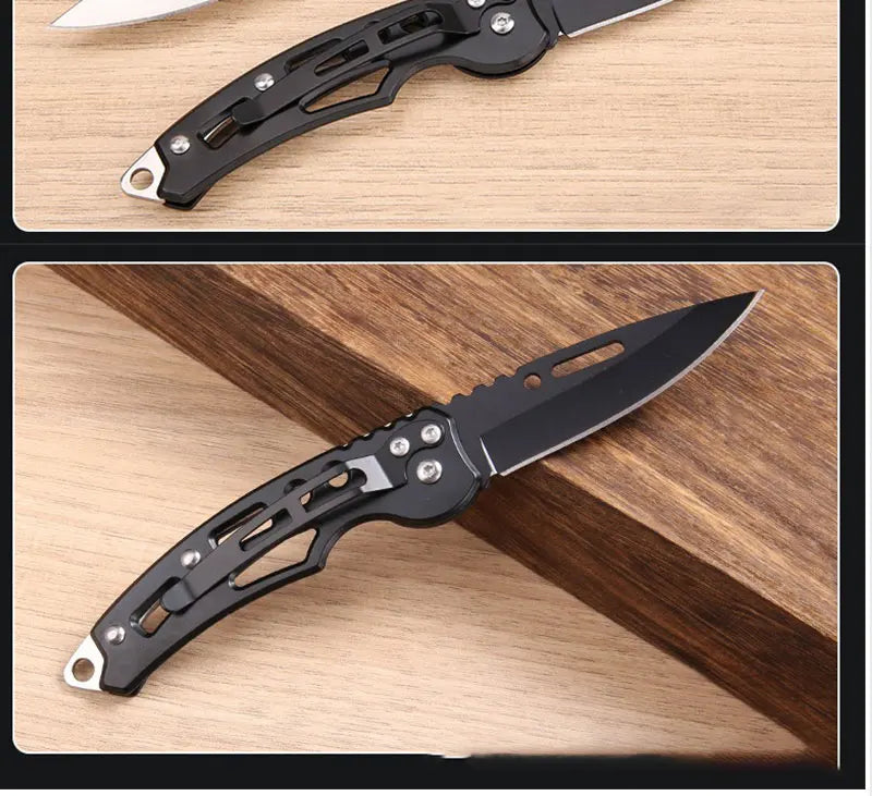 Stainless Steel Keychain Folding Knife