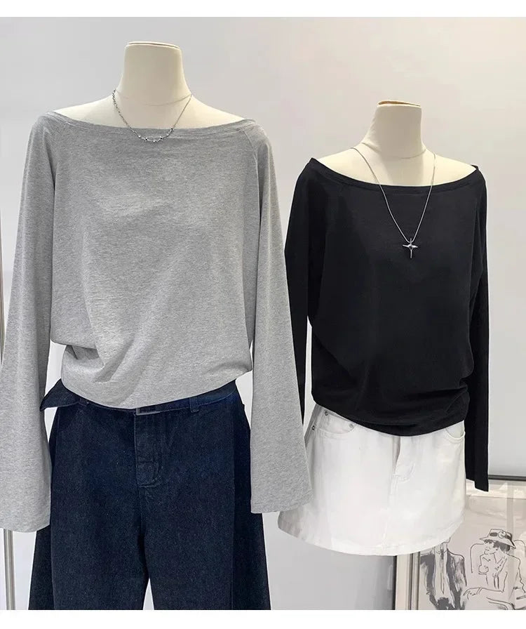 Women's One-Shoulder Shirt