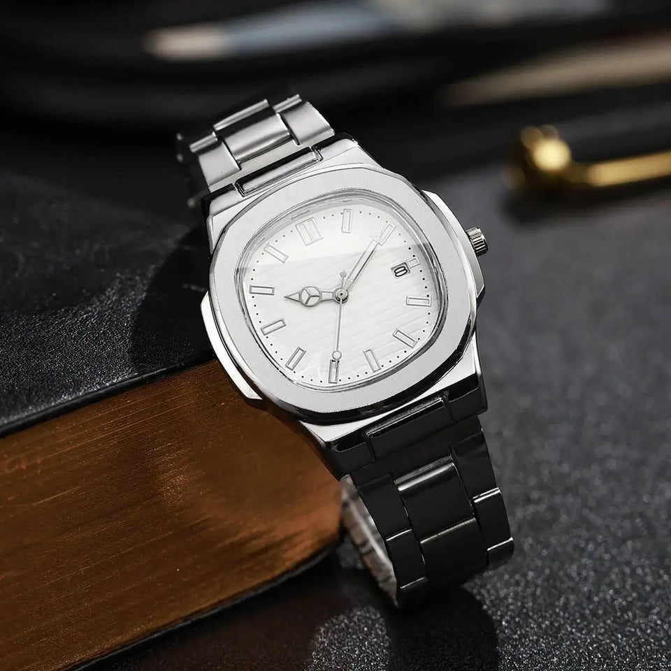 Men's Square-Dial Quartz Watch