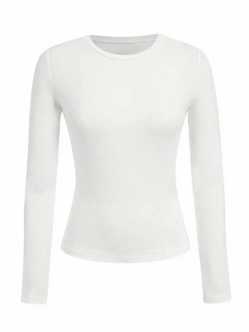 Women's Long-Sleeve Crew-Neck T-Shirt