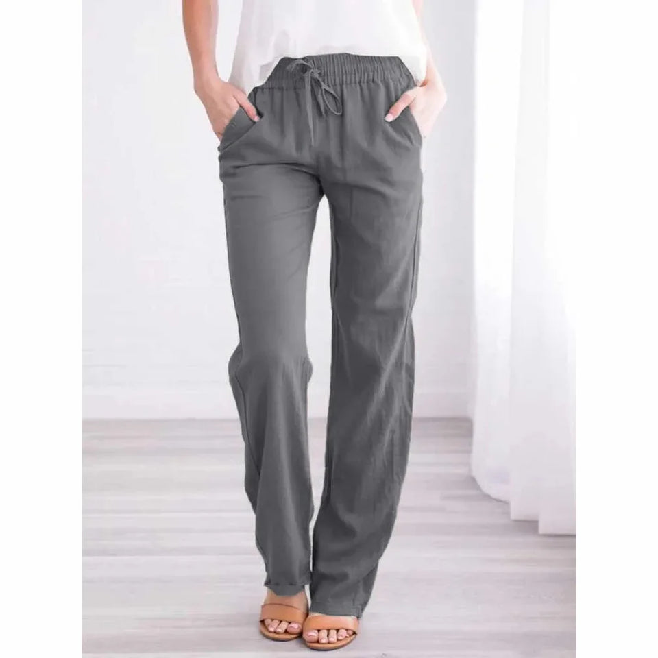 Women's Cotton-Linen Pants