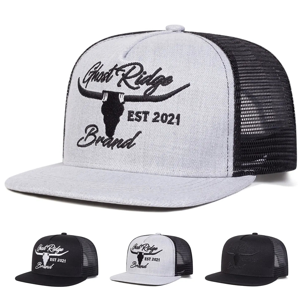 Bullhead Letter Hip-hop Net Baseball Cap