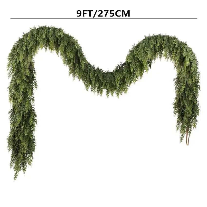 Cypress Christmas Garland