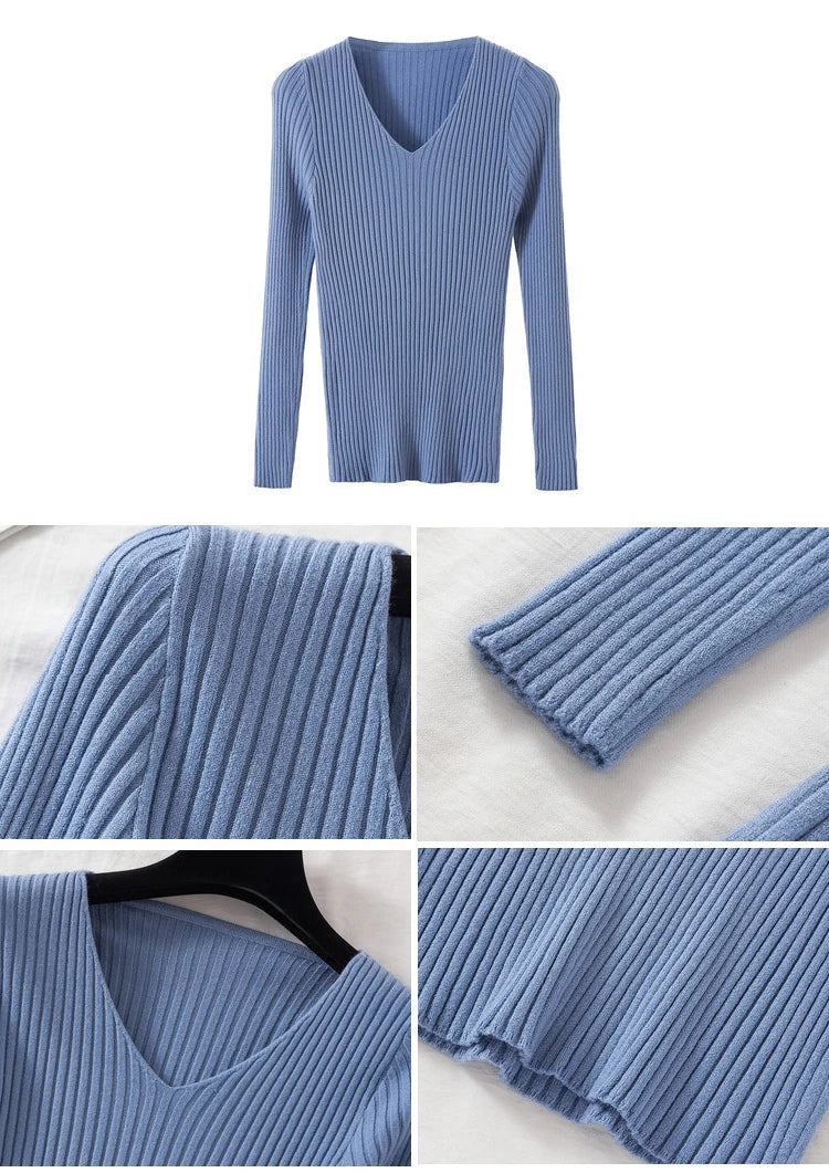 Women's V-Neck Sweater