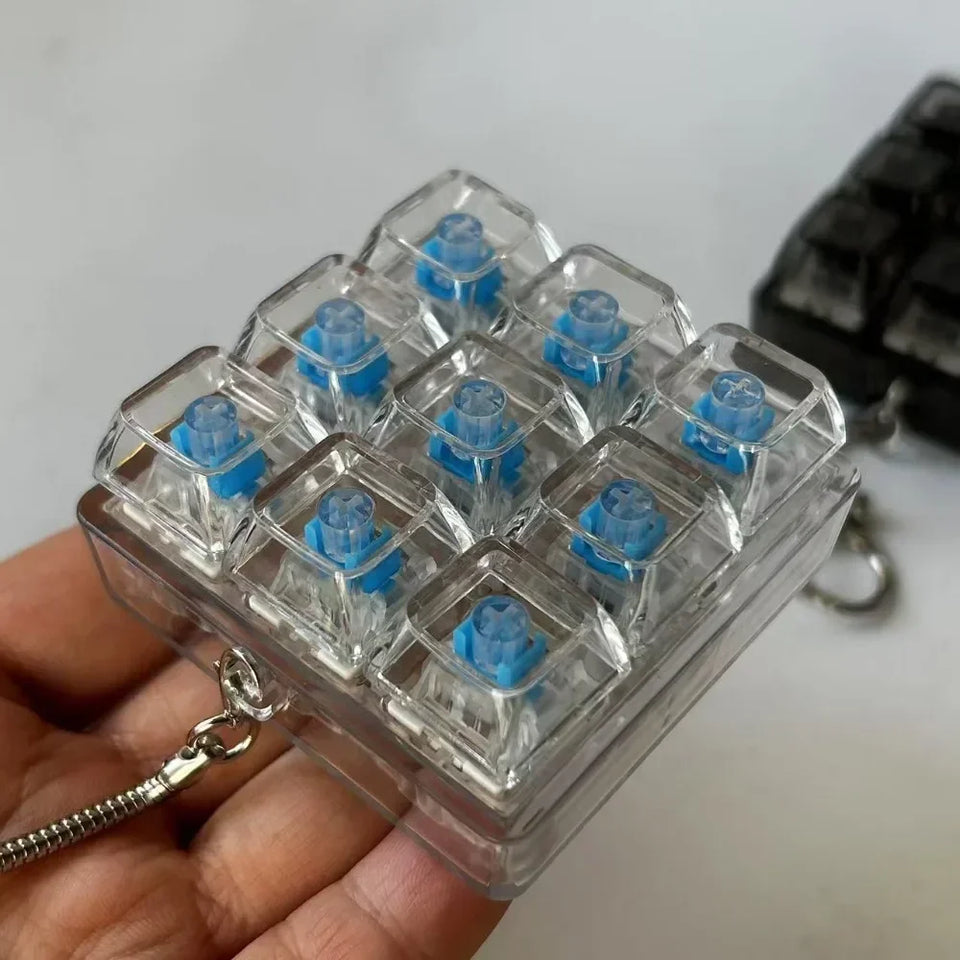 Keyboard Key Fidget Keychain
