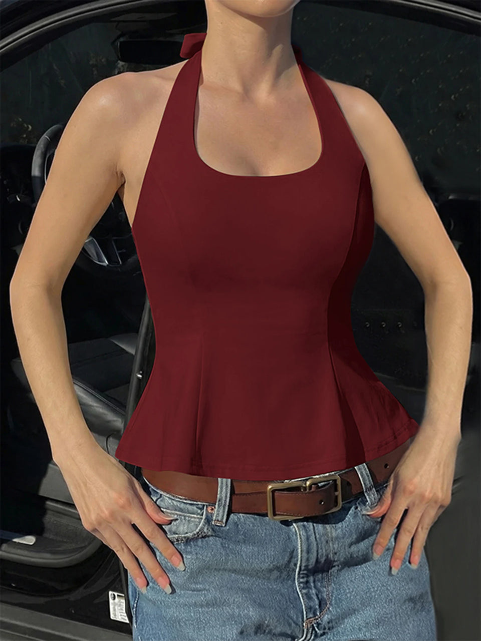 Women's Halter Tank Top
