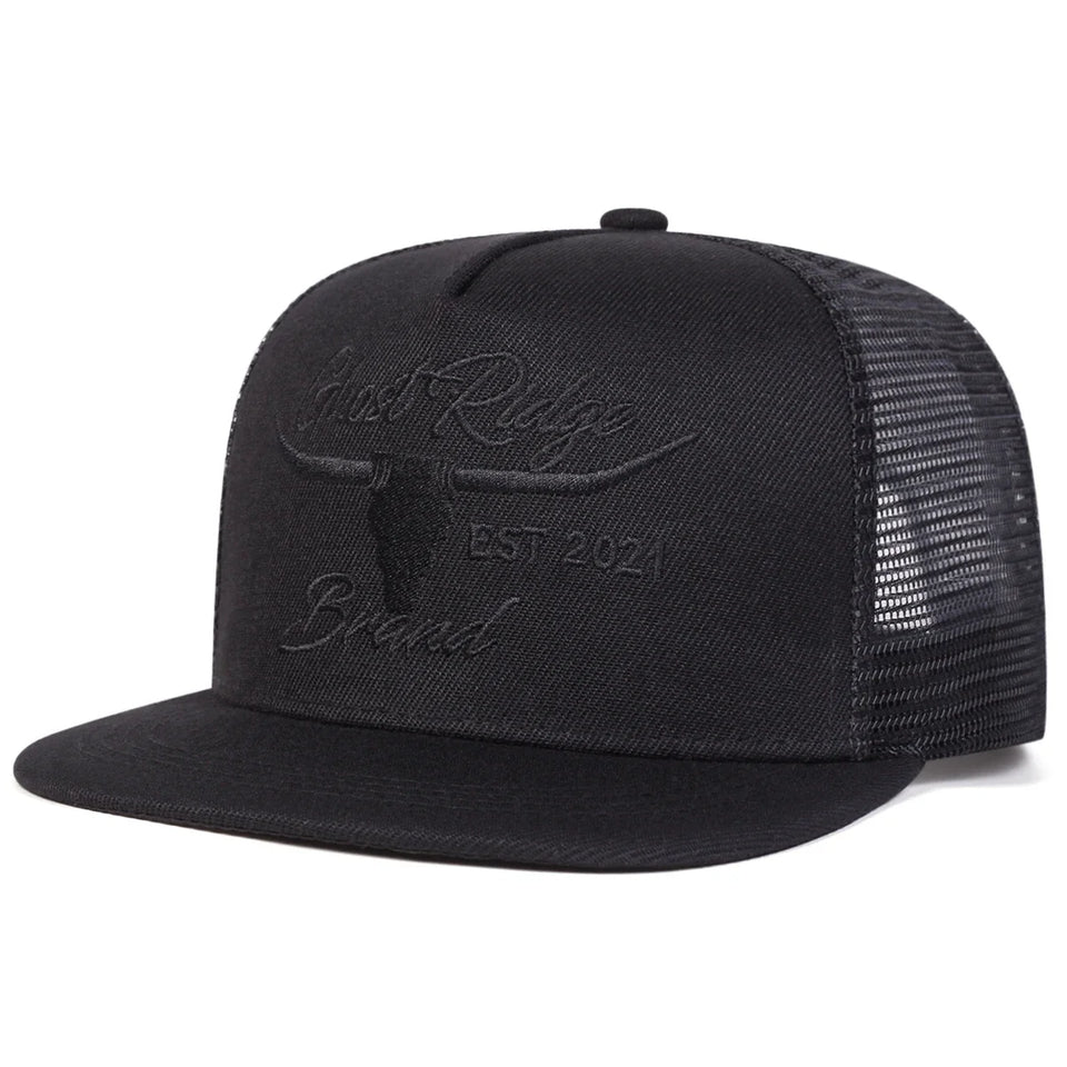 Bullhead Letter Hip-hop Net Baseball Cap
