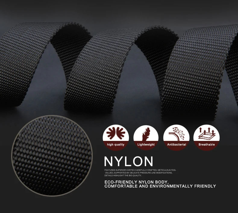 Automatic-Buckle Nylon Belt