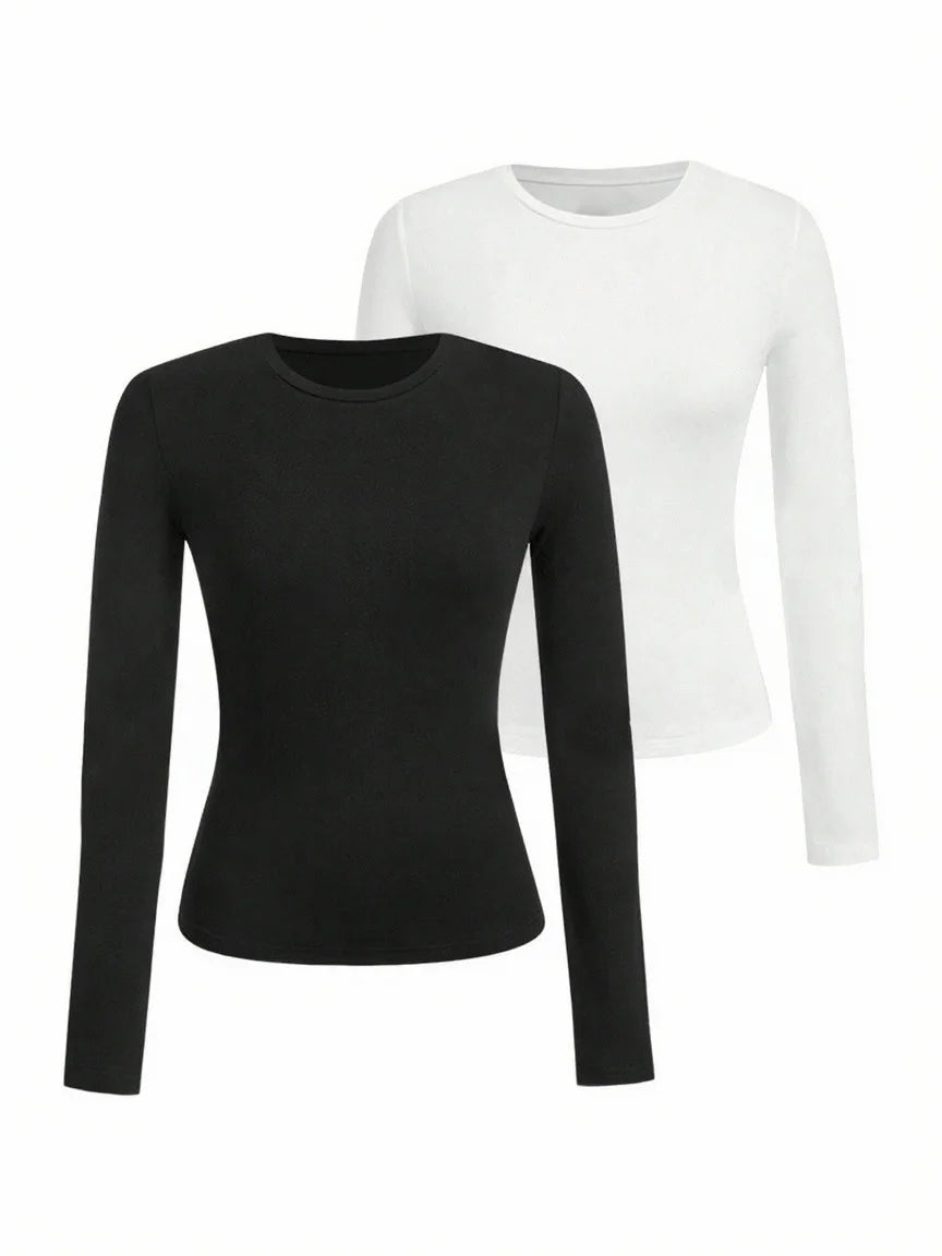 Women's Long-Sleeve Crew-Neck T-Shirt