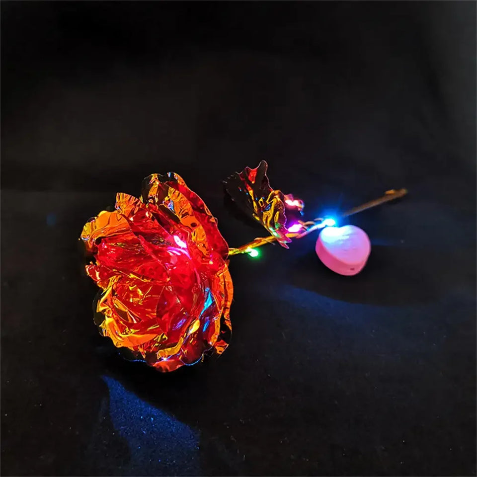Light-Up Artificial Rose