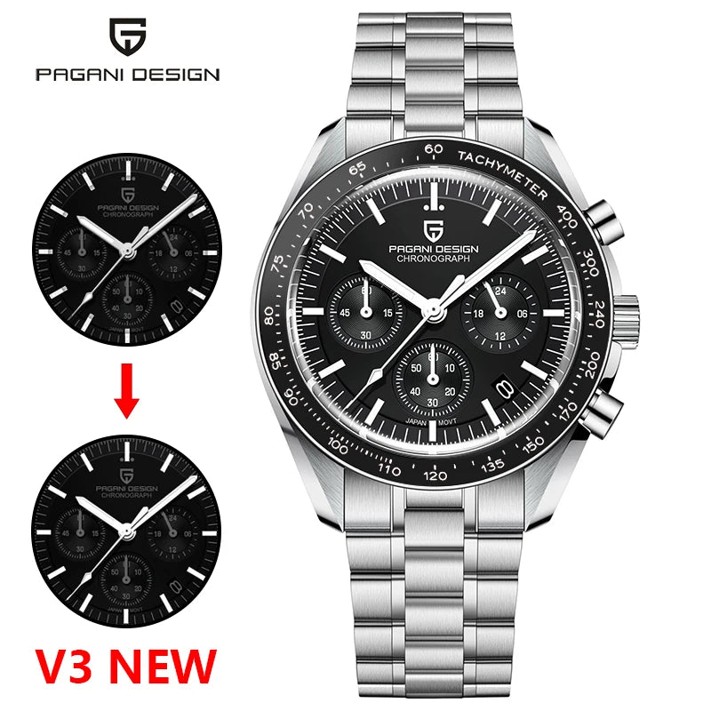 PAGANI DESIGN Men's Quartz Watch