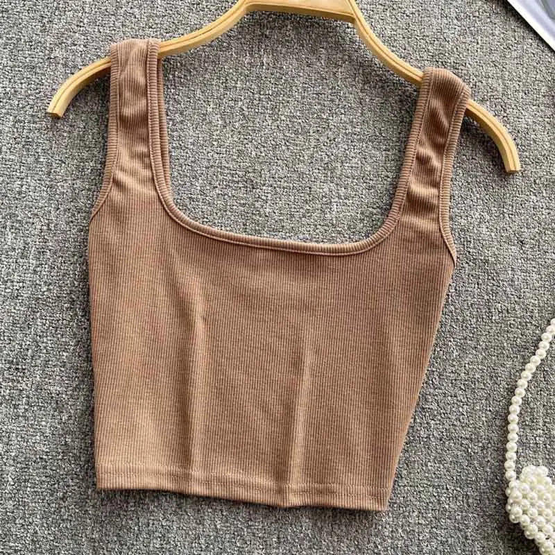 Women's Backless Crop Tank Top