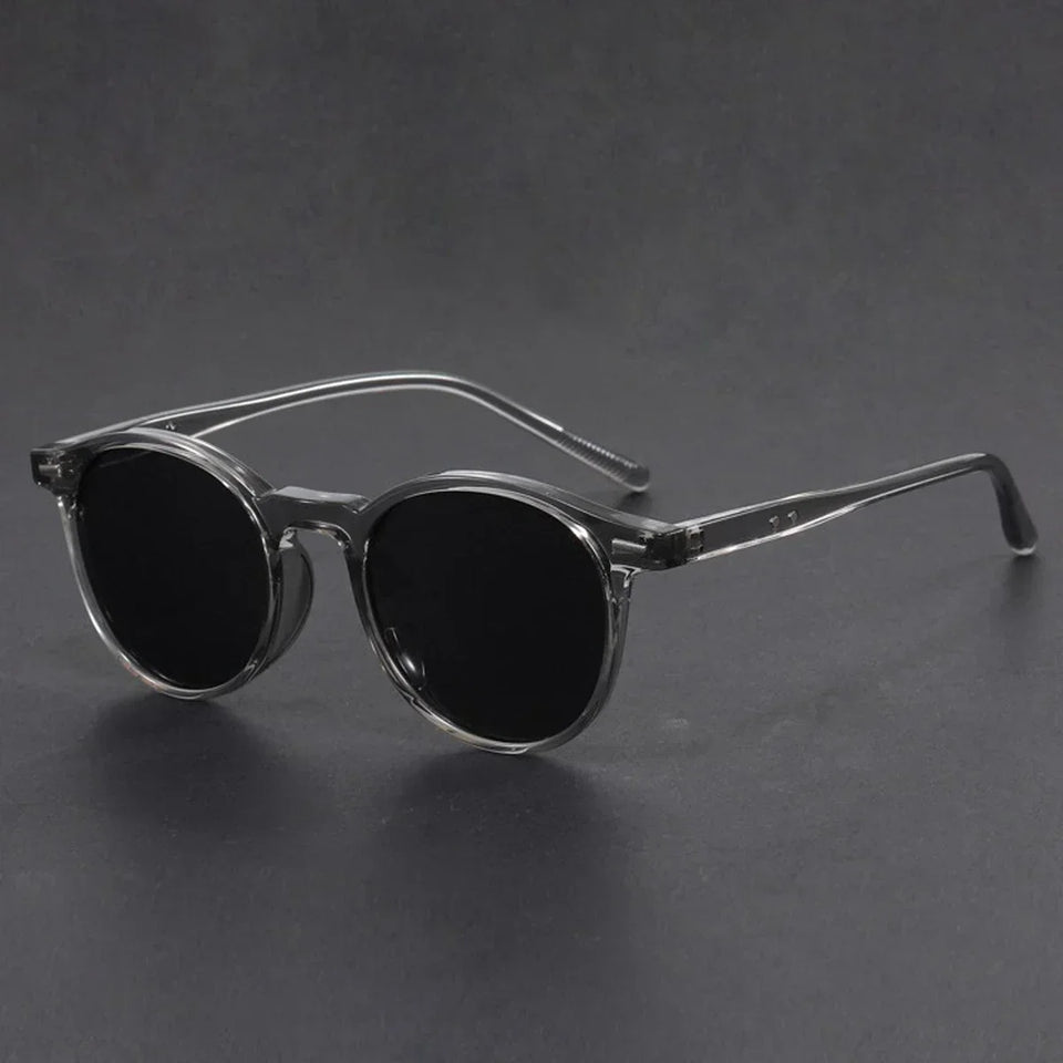 Retro Men TR90 Fashion Glasses Men Fashion Shades Polygon Women Oval High Quality Travel Eyewear UV400 Sunglasses