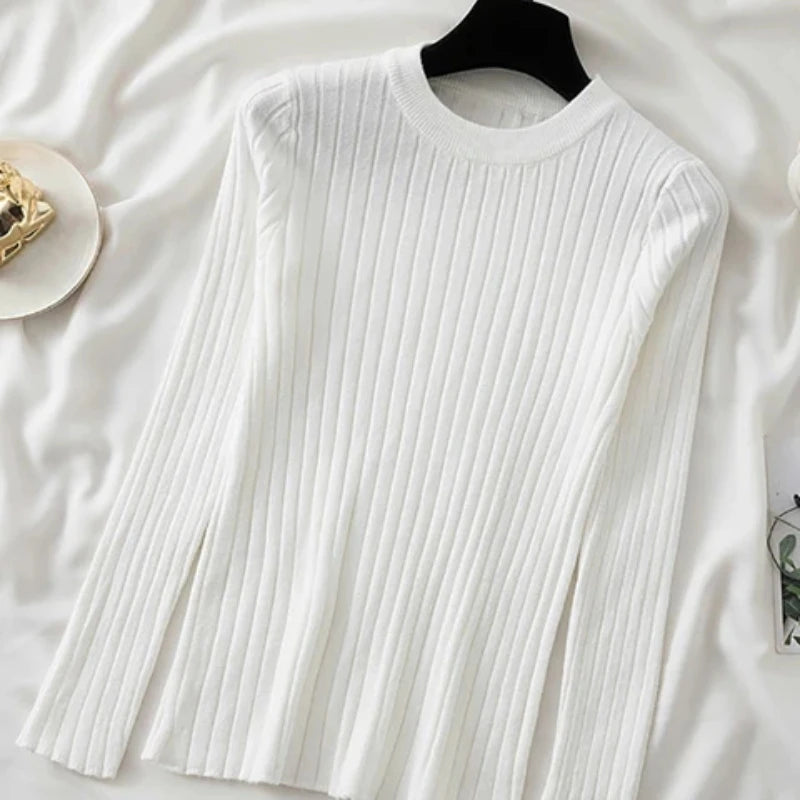 Women's Crew-Neck Pullover Sweater