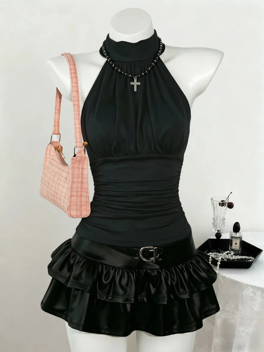 Women's Halter Crop Top