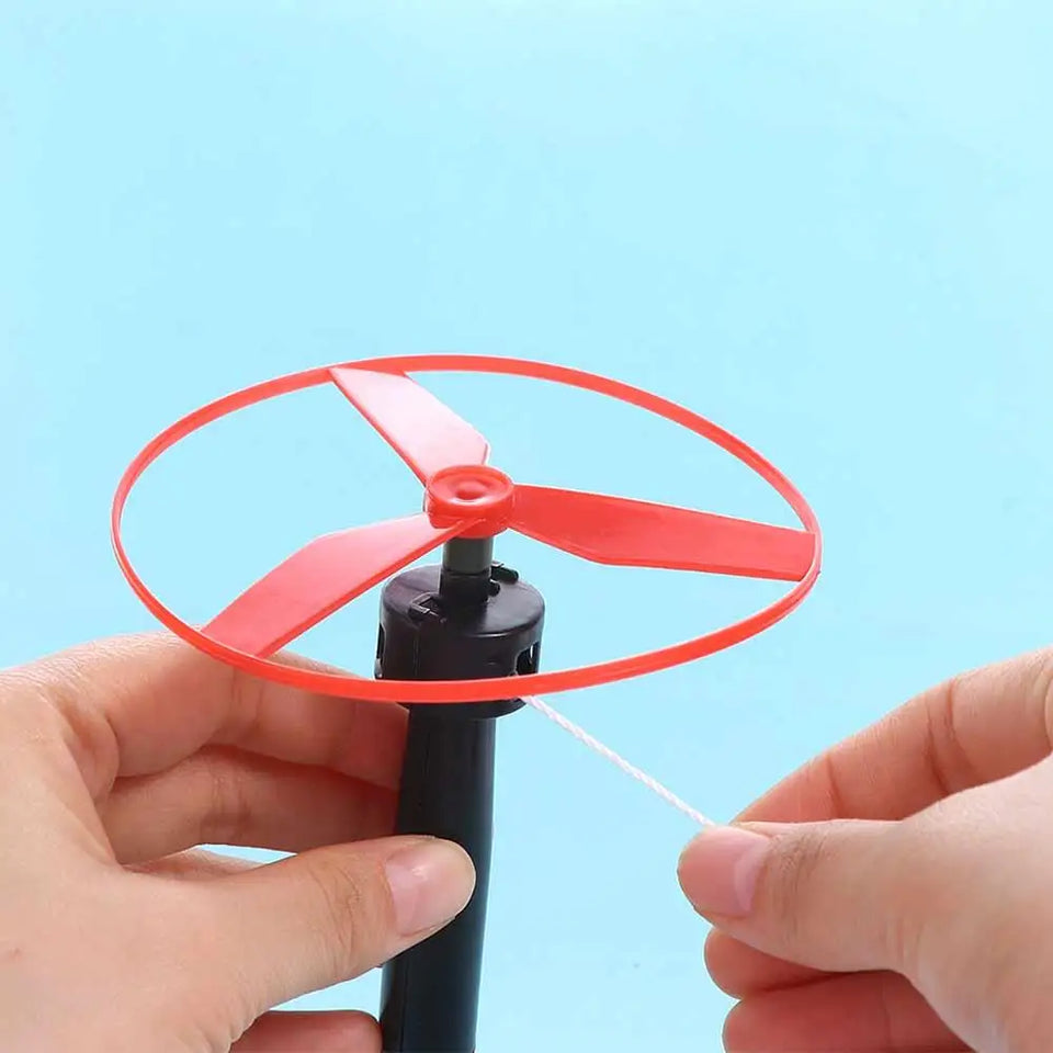 Pull-String Flying Disc