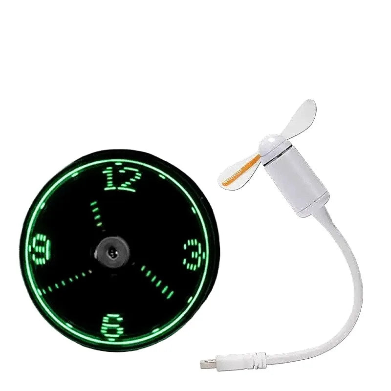 Programmable USB LED Message Fan