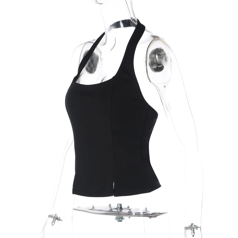 Women's Halter Crop Top