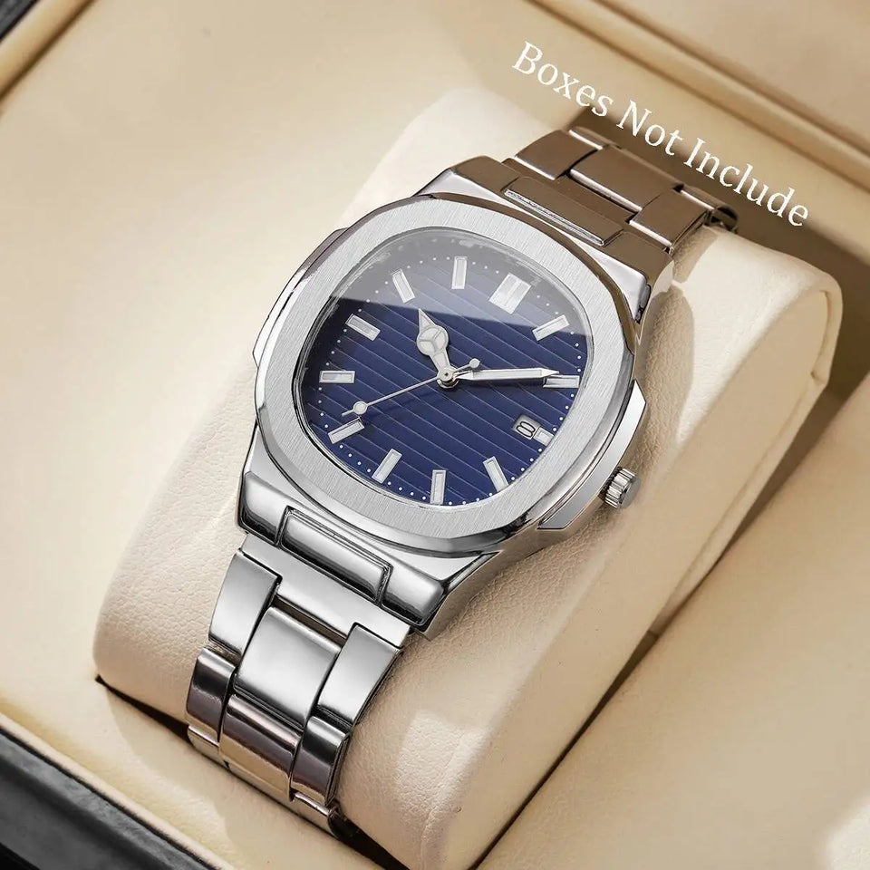Men's Square-Dial Quartz Watch